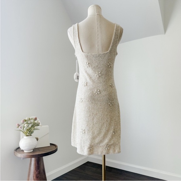 Staud Le Sable Floral Beaded Mini Dress - Picture 4 of 16